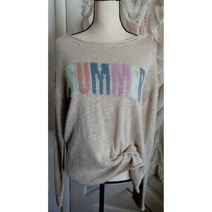 Marled "Summer" Sweater Women Size S